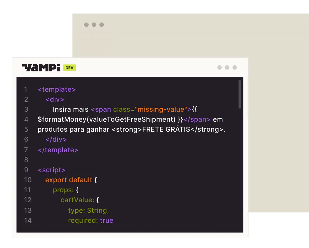 Ilustração de documentação de API da Yampi